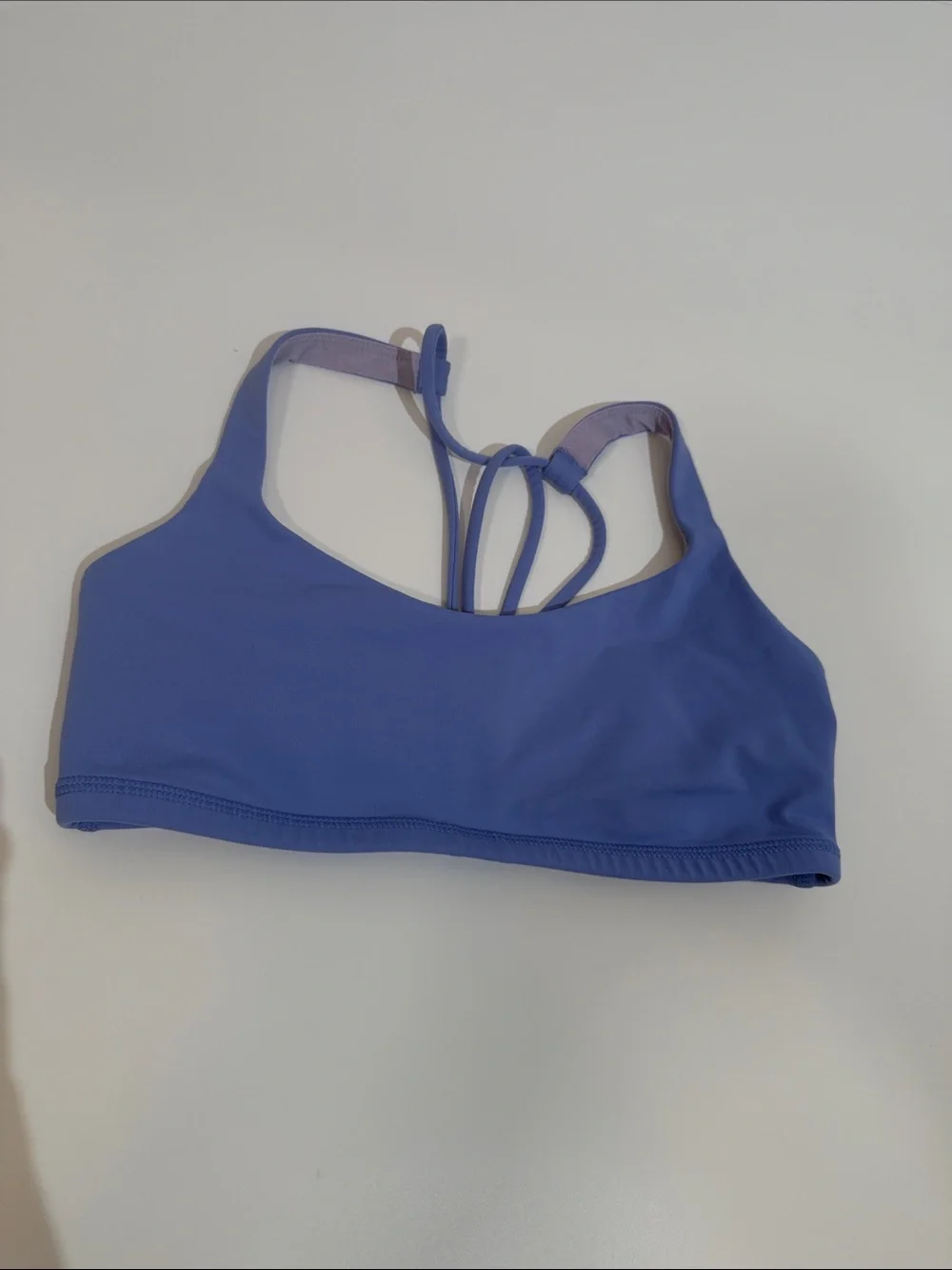 Lululemon Sports Bra Size 4 Blue Color Light Support
